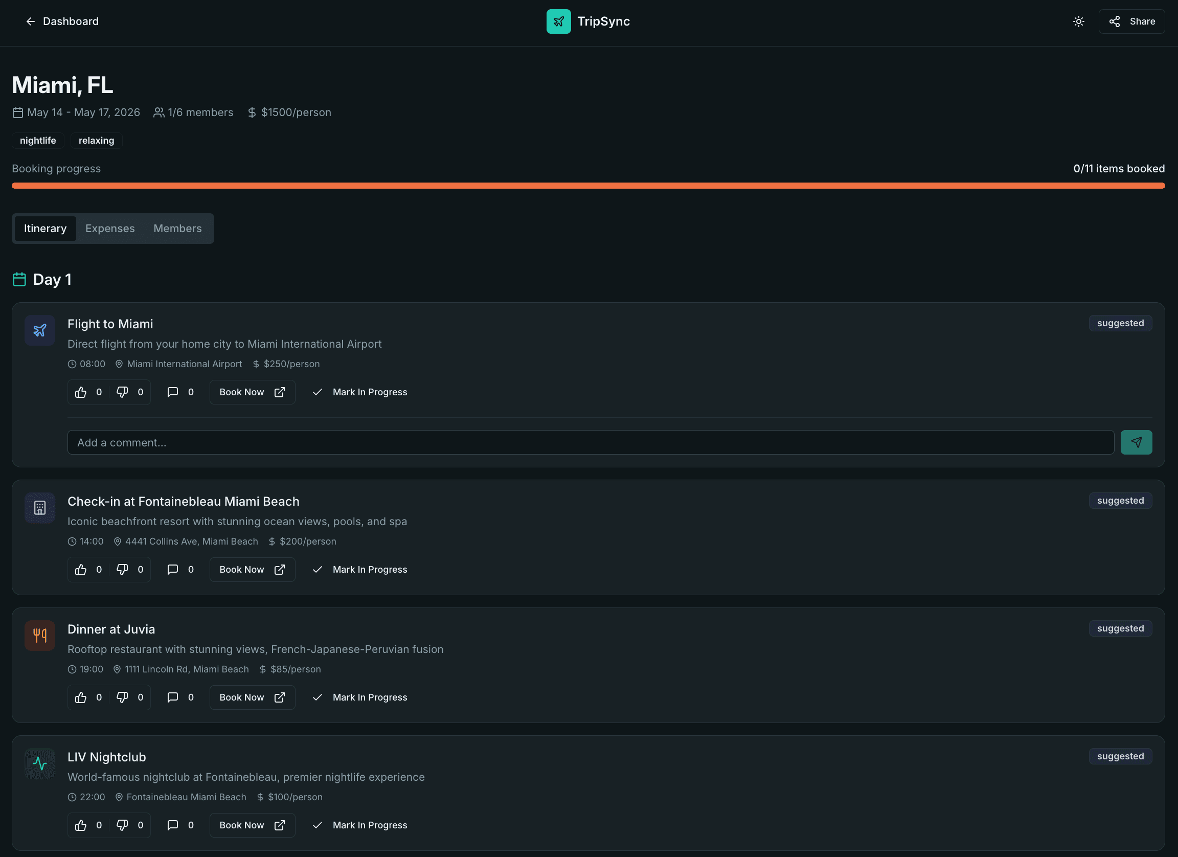 TripSync - AI Group Trip Planner